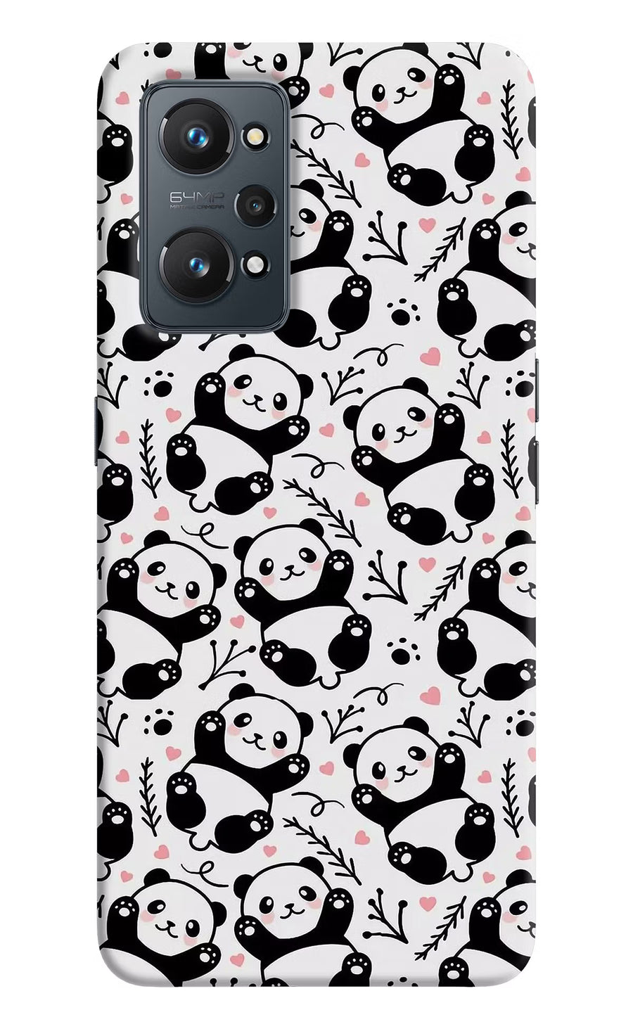 Cute Panda Realme GT 2 5G Back Cover, Hard case