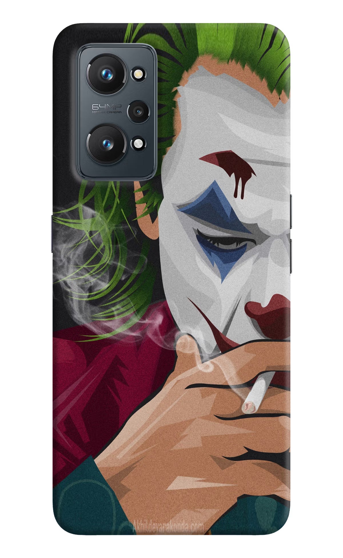 Joker Smoking Realme GT 2 5G Hard Case Back Cover by Casekaro
