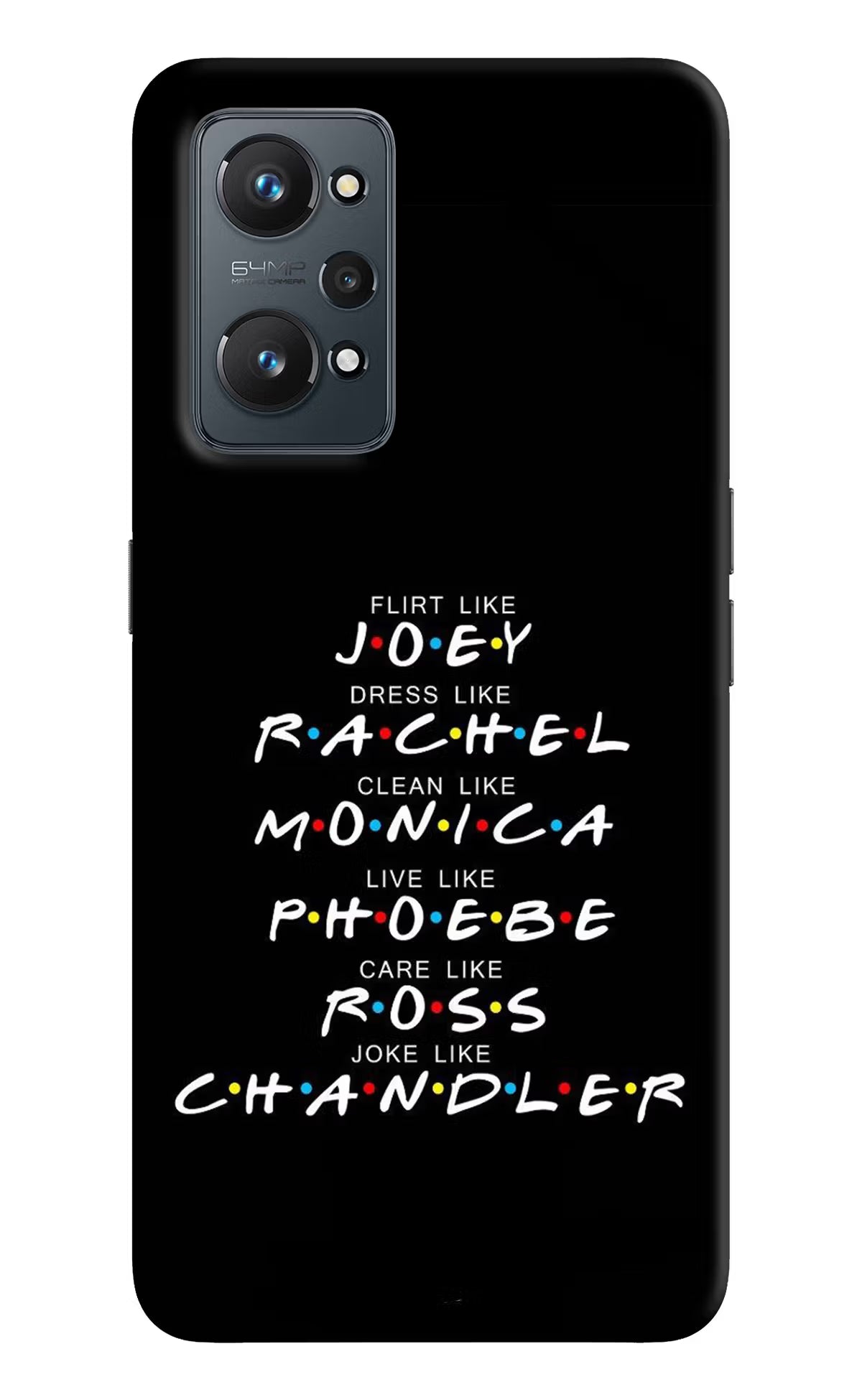 FRIENDS Character Realme GT 2 5G Hard Case Back Cover by Casekaro