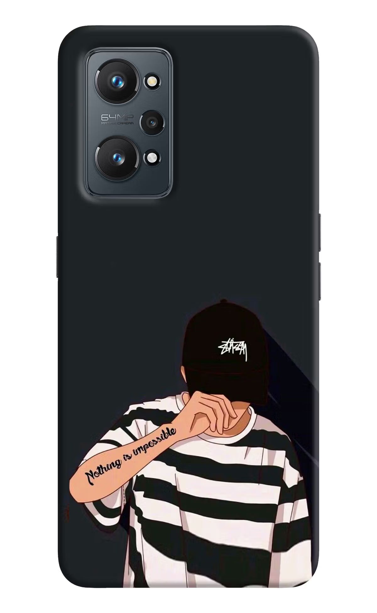 Aesthetic Boy Realme GT 2 5G Hard Case Back Cover by Casekaro