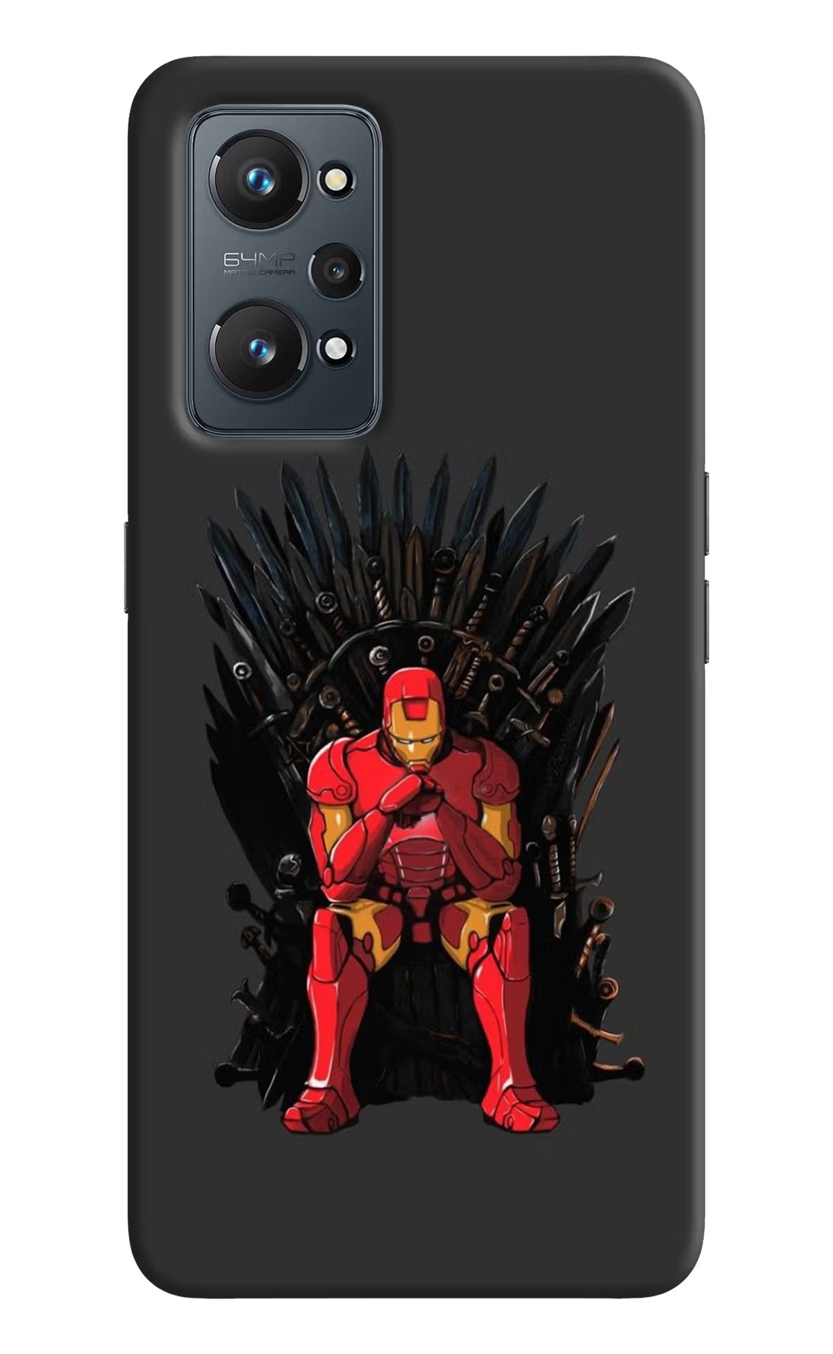 Ironman Throne Realme GT 2 5G Hard Case Back Cover by Casekaro