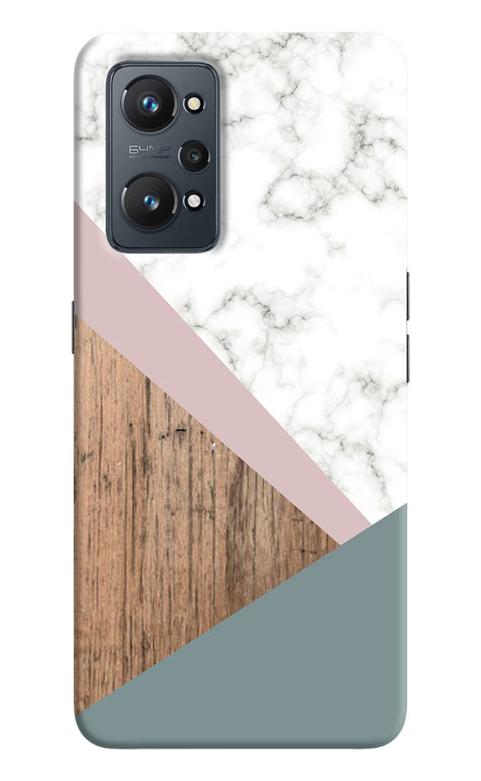 Marble wood Abstract Realme GT 2 5G Hard Case Back Cover by Casekaro