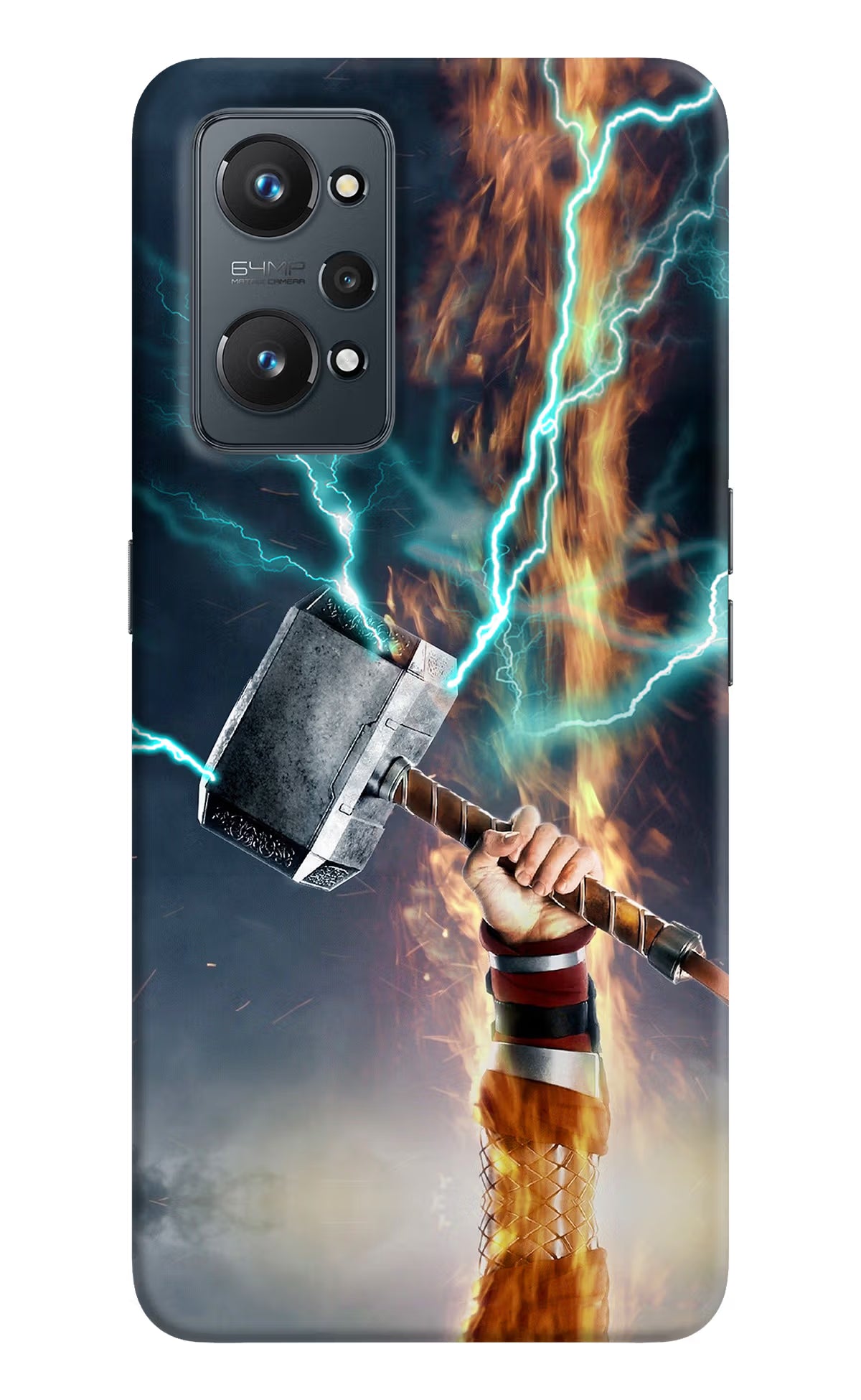 Thor Hammer Mjolnir Realme GT 2 5G Hard Case Back Cover by Casekaro