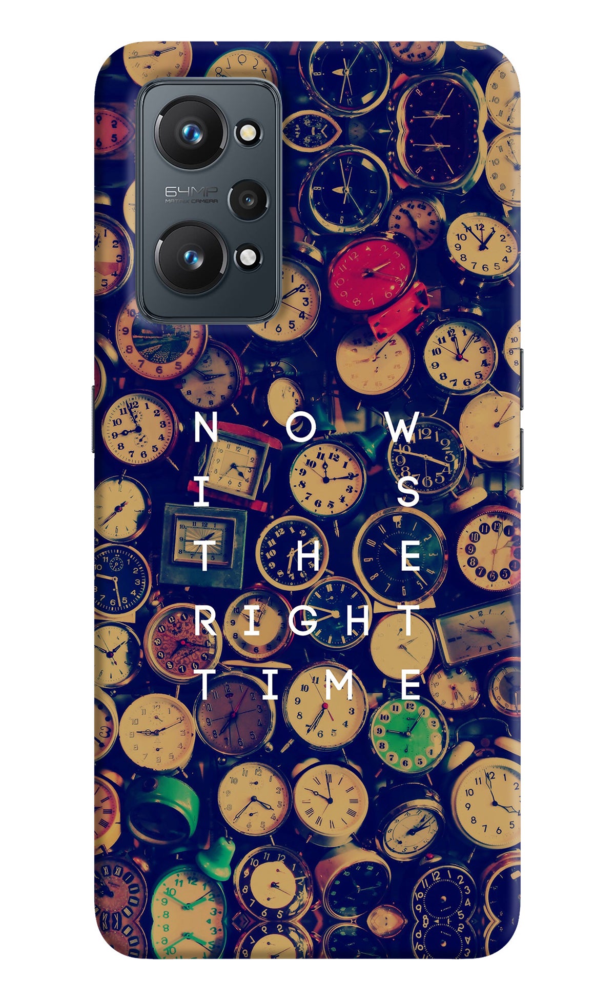 Now is the Right Time Quote Realme GT 2 5G Back Cover