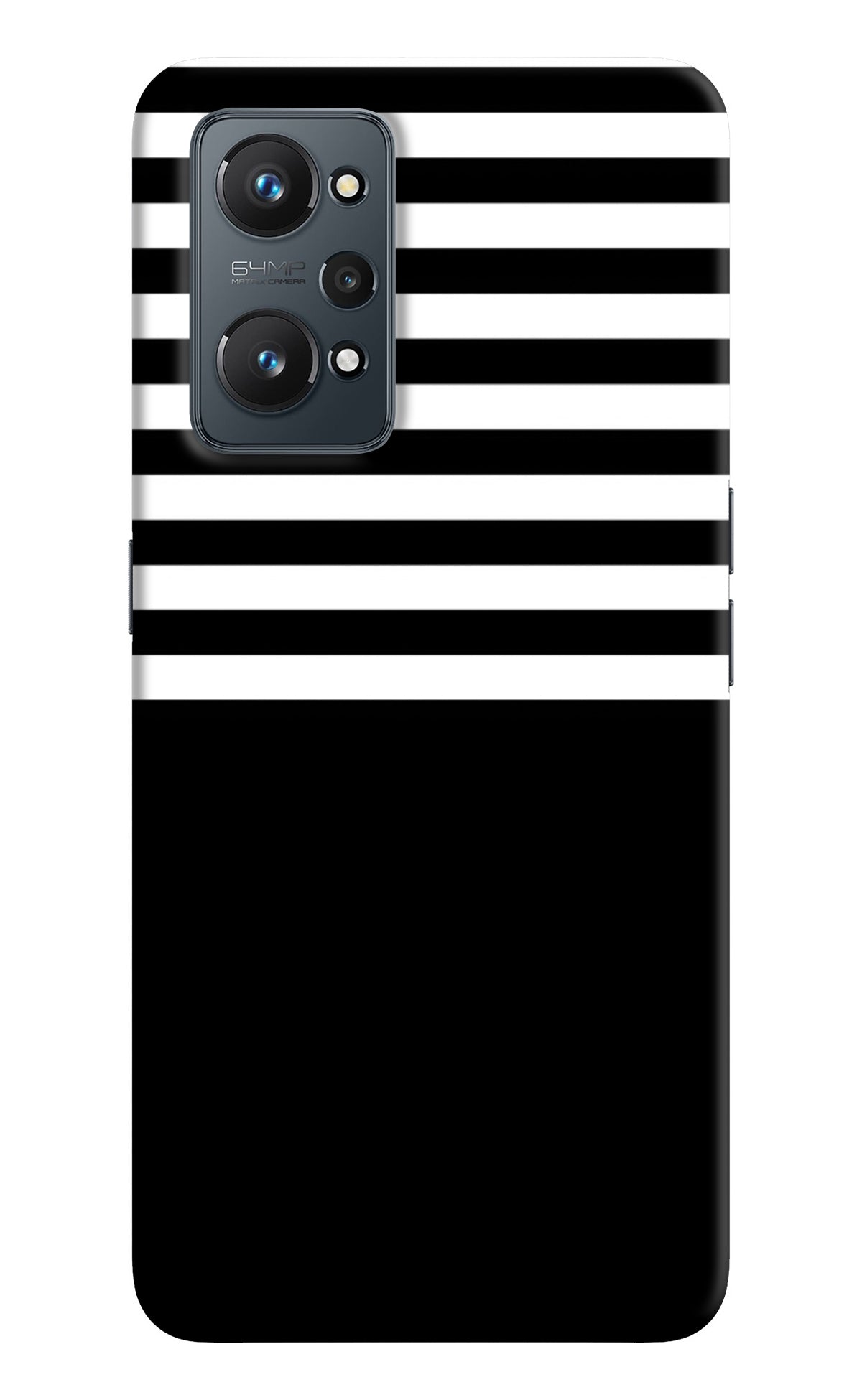 Black and White Print Realme GT 2 5G Back Cover