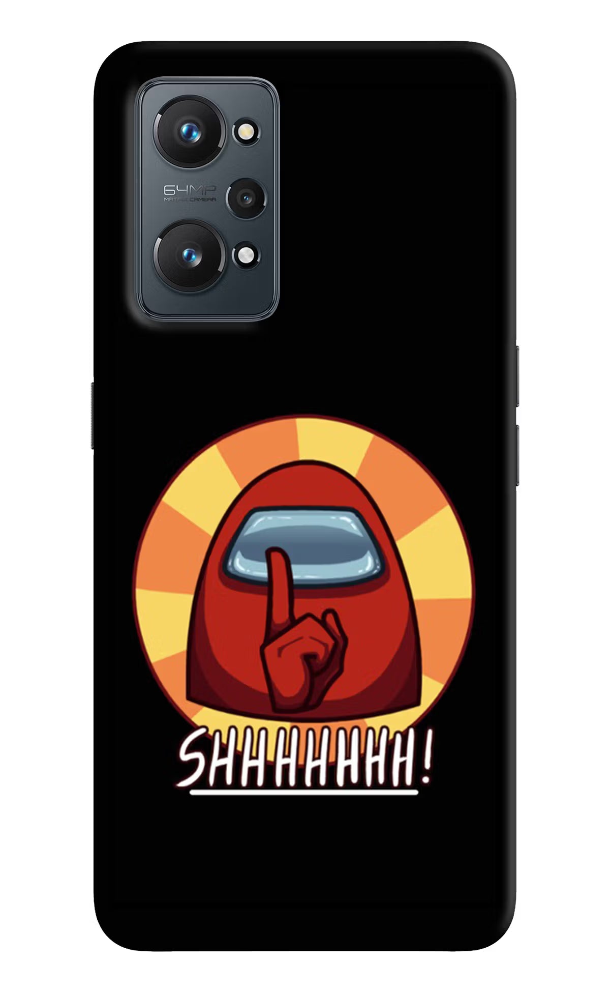 Among Us Shhh! Realme GT 2 5G Hard Case Back Cover by Casekaro