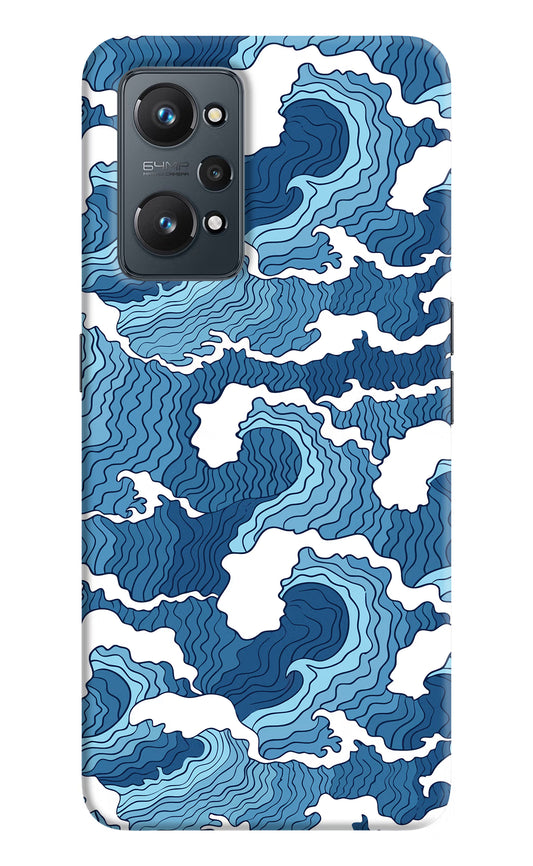 Blue Waves Realme GT 2 5G Hard Case Back Cover by Casekaro