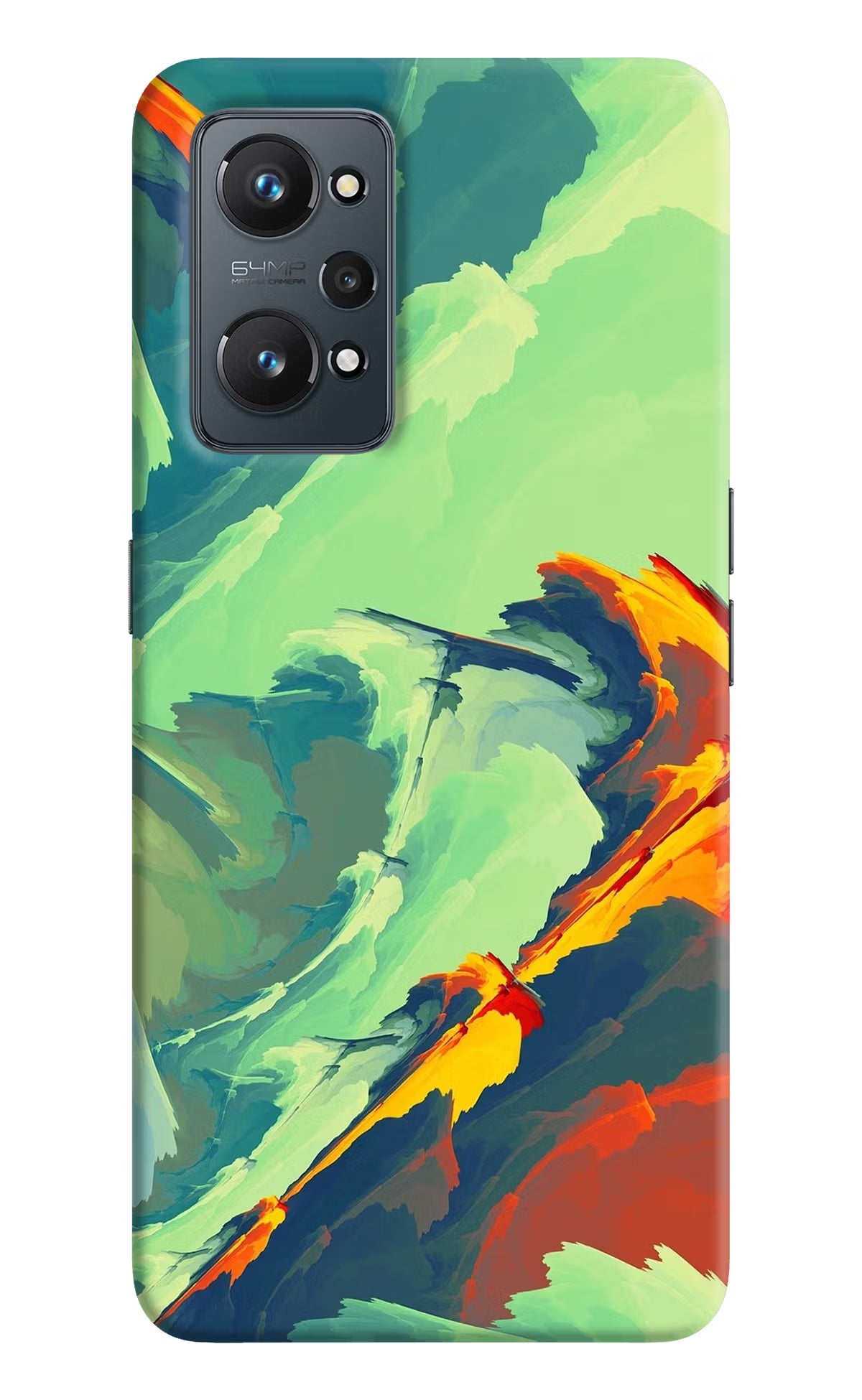 Paint Art Realme GT 2 5G Hard Case Back Cover by Casekaro