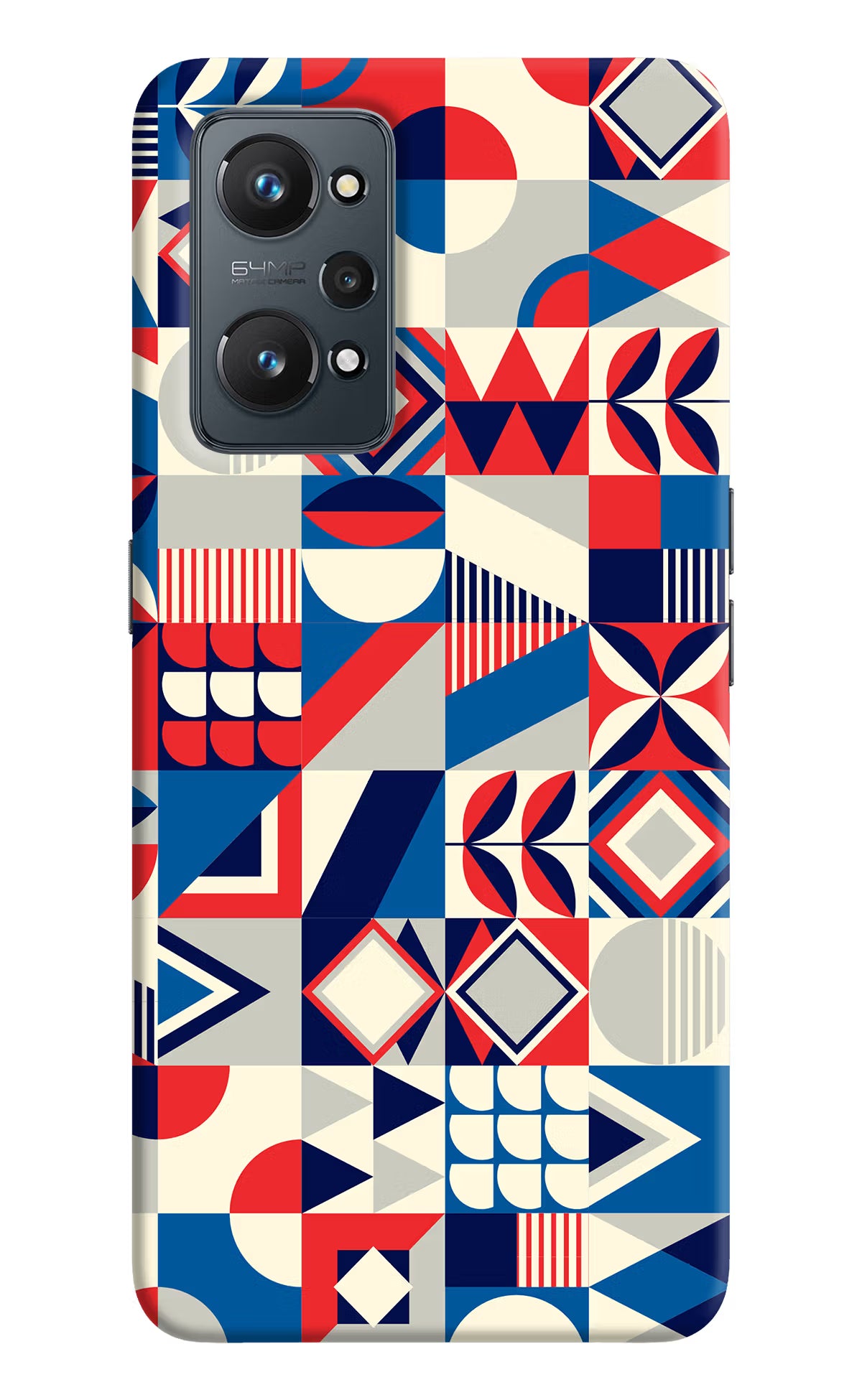 Colorful Pattern Realme GT 2 5G Hard Case Back Cover by Casekaro