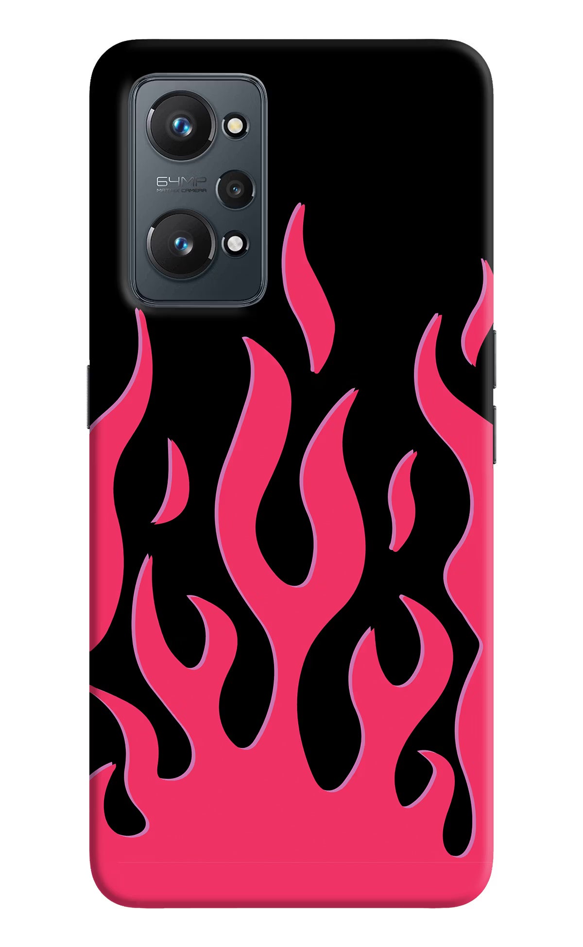 Fire Flames Realme GT 2 5G Hard Case Back Cover by Casekaro