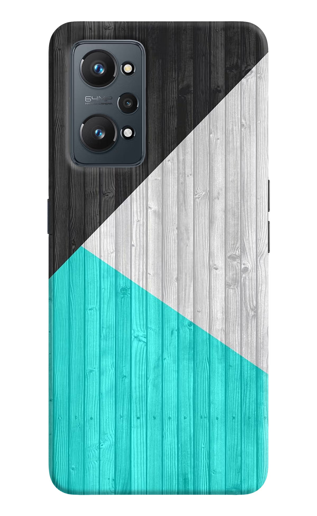Wooden Abstract Realme GT 2 5G Hard Case Back Cover by Casekaro