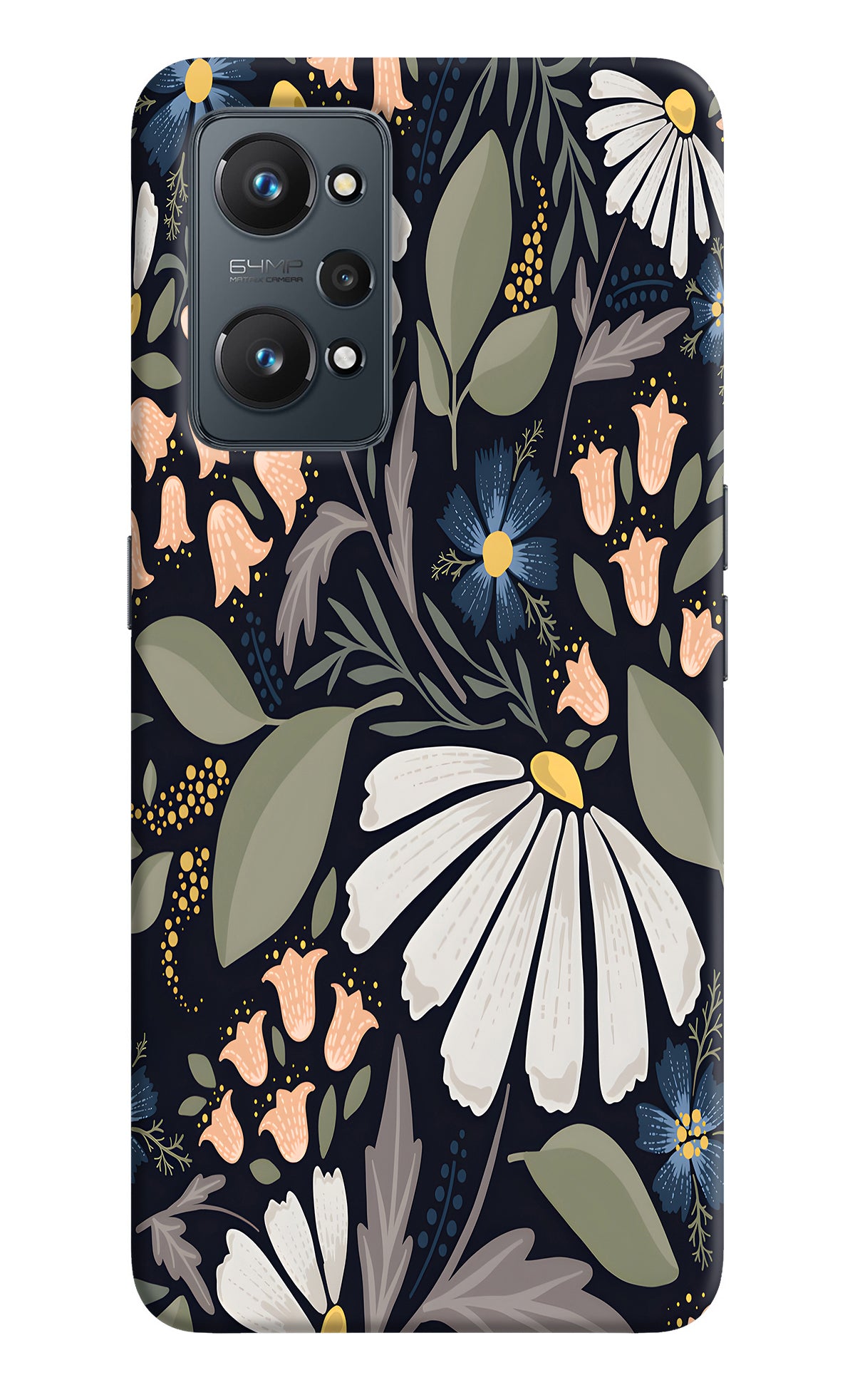 Flowers Art Realme GT 2 5G Back Cover