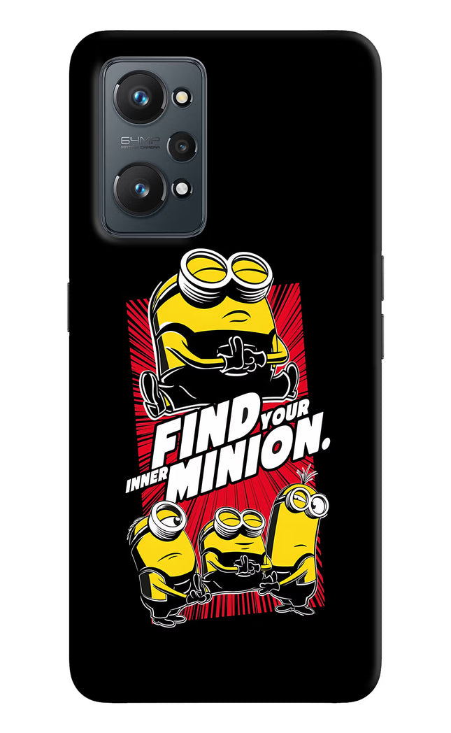 Find your inner Minion Realme GT 2 5G Hard Case Back Cover by Casekaro