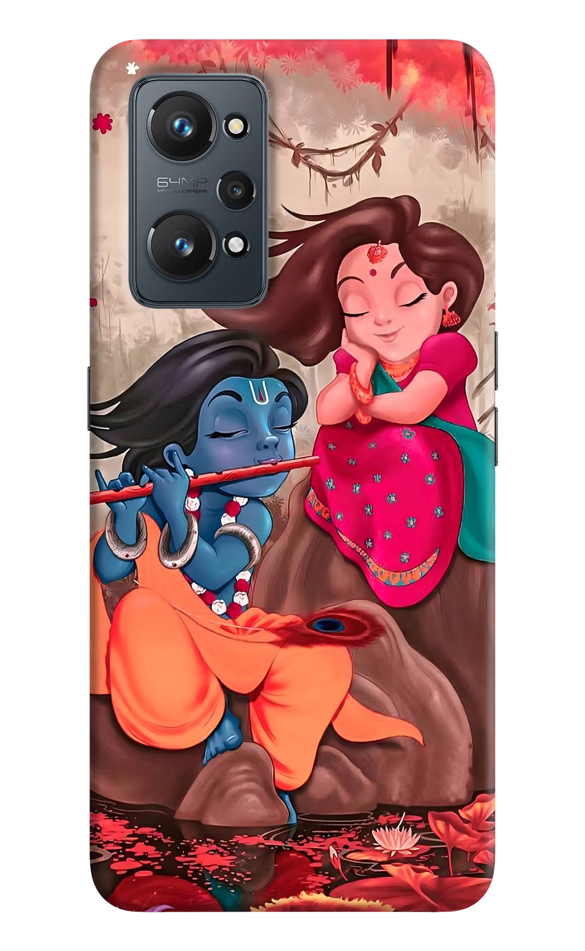 Radhe Krishna Realme GT 2 5G Hard Case Back Cover by Casekaro
