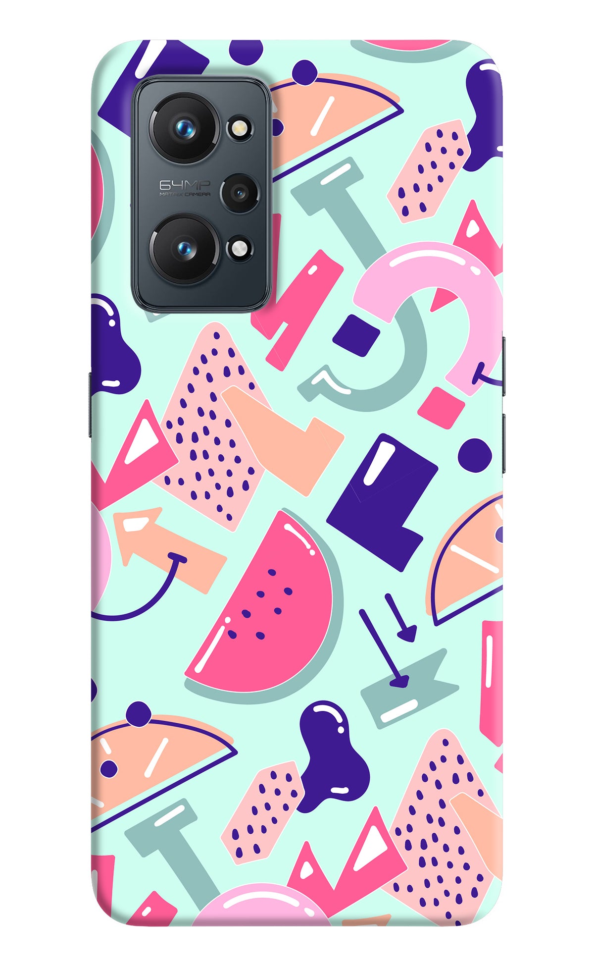 Doodle Pattern Realme GT 2 5G Back Cover