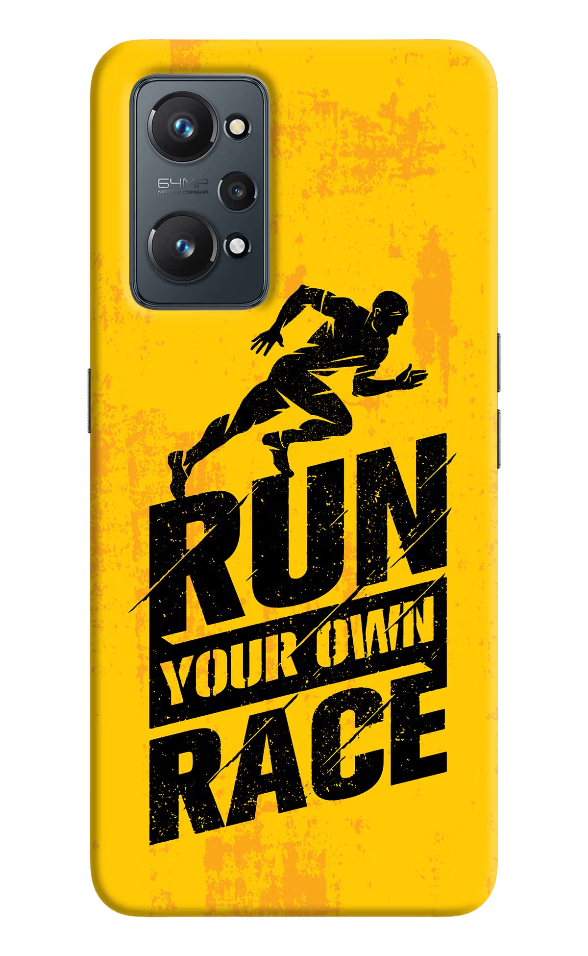 Run Your Own Race Realme GT 2 5G Hard Case Back Cover by Casekaro