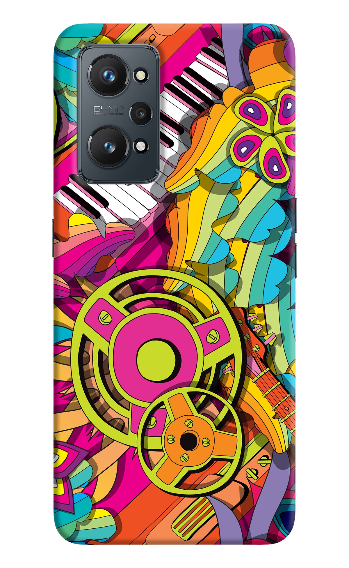 Music Doodle Realme GT 2 5G Back Cover