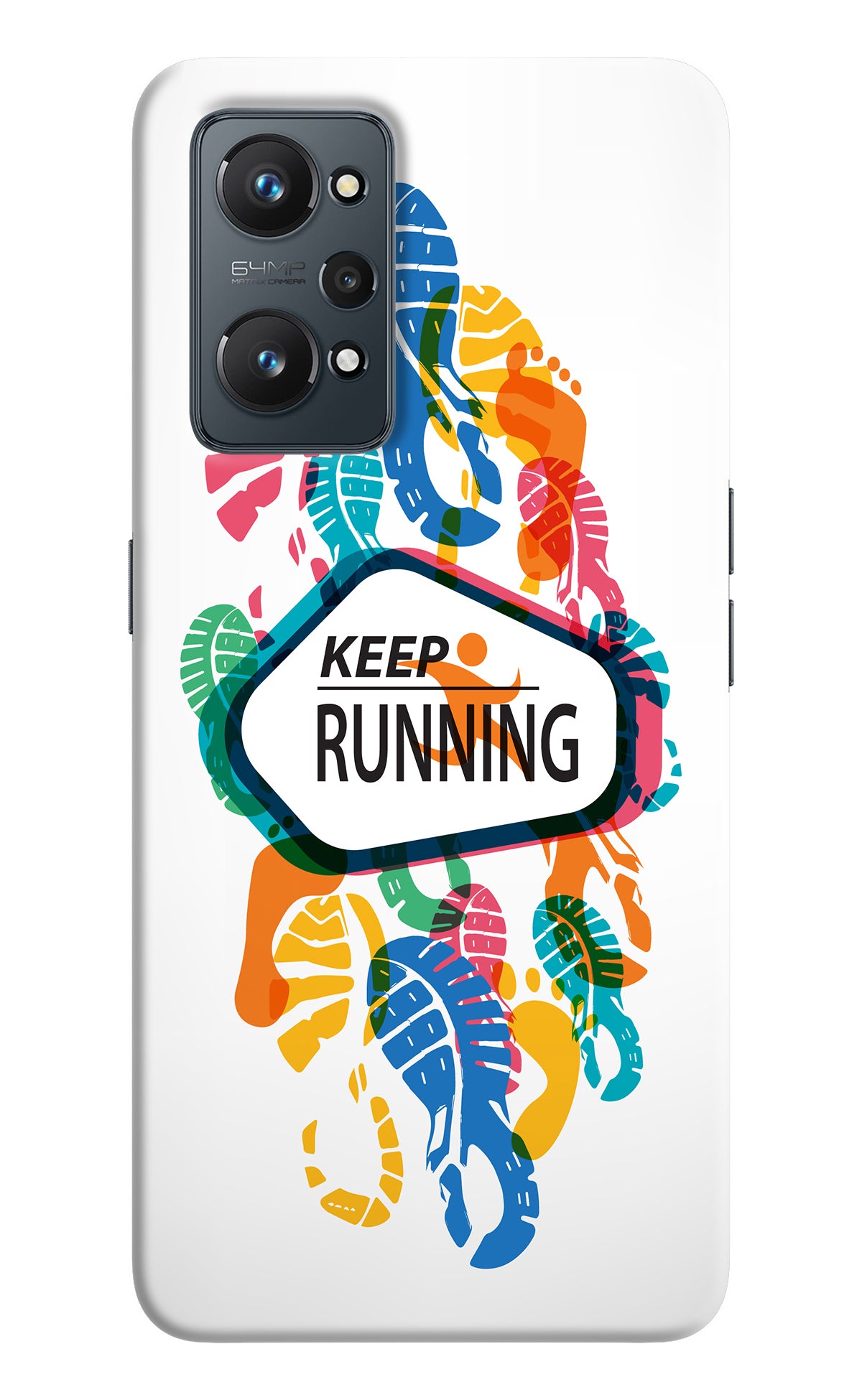 Keep Running Realme GT 2 5G Back Cover