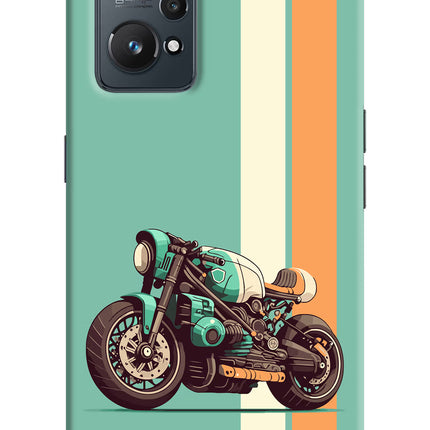 Striped Moto Drift Realme GT 2 5G Hard Case Back Cover by Casekaro