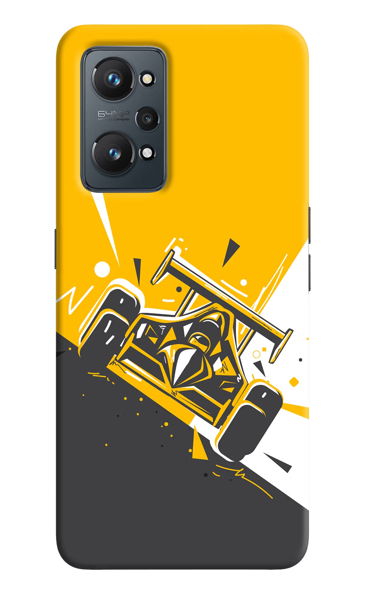Track King Realme GT 2 5G Hard Case Back Cover by Casekaro