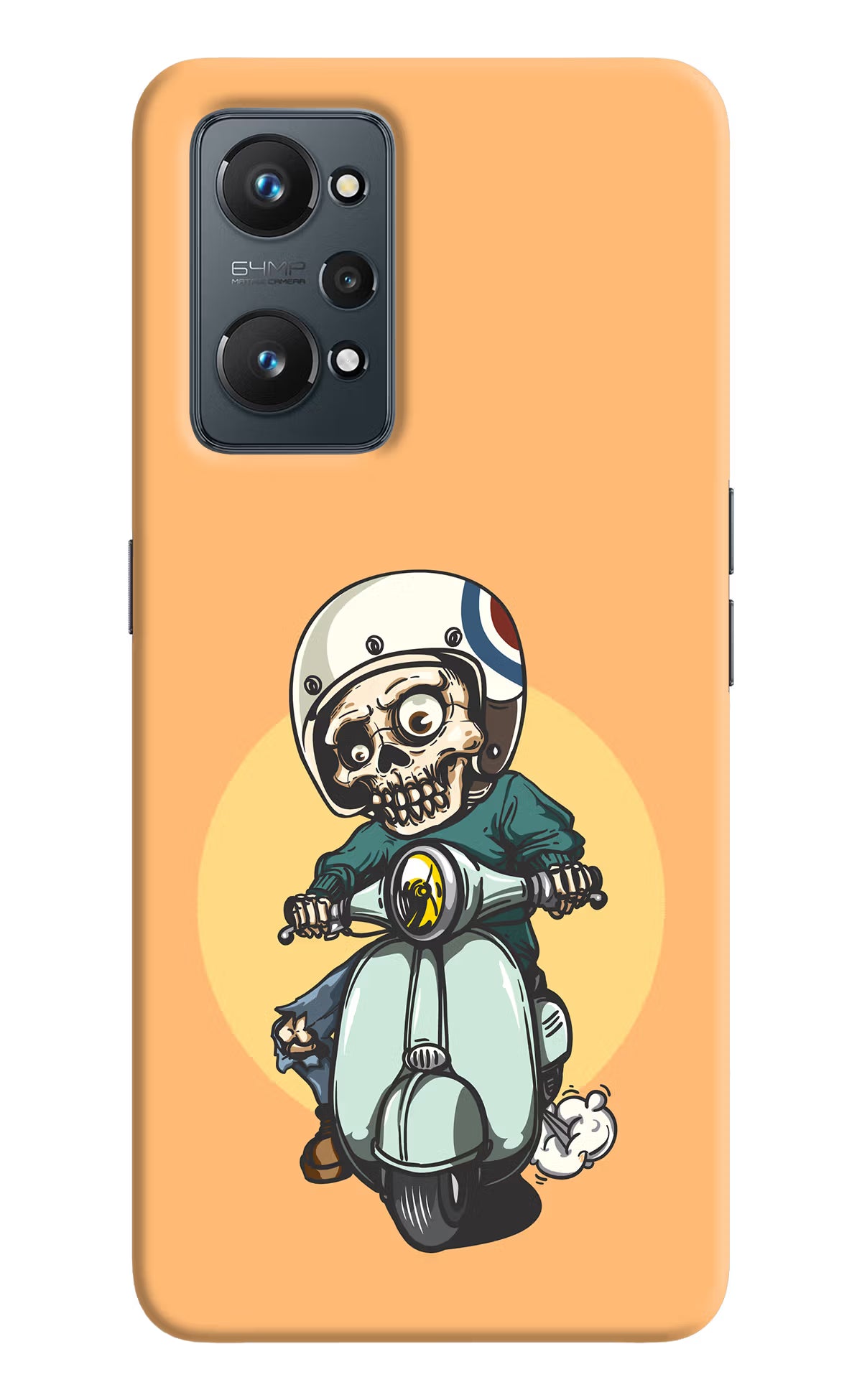 Undead Biker Realme GT 2 5G Hard Case Back Cover by Casekaro