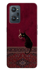 Midnight Cat Realme GT 2 5G Hard Case Back Cover by Casekaro