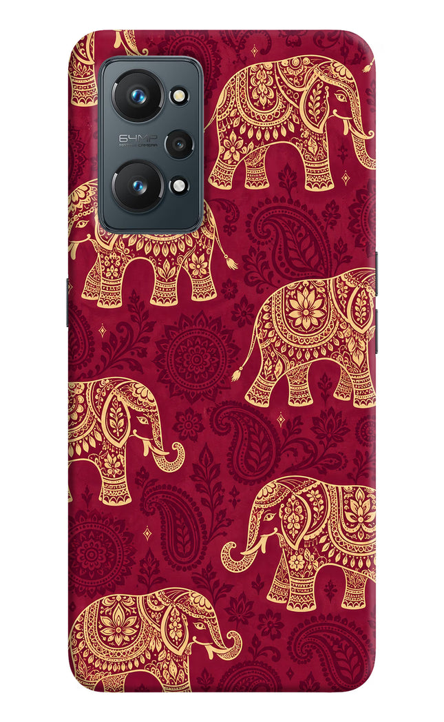Maroon Elephant Realme GT 2 5G Hard Case Back Cover by Casekaro