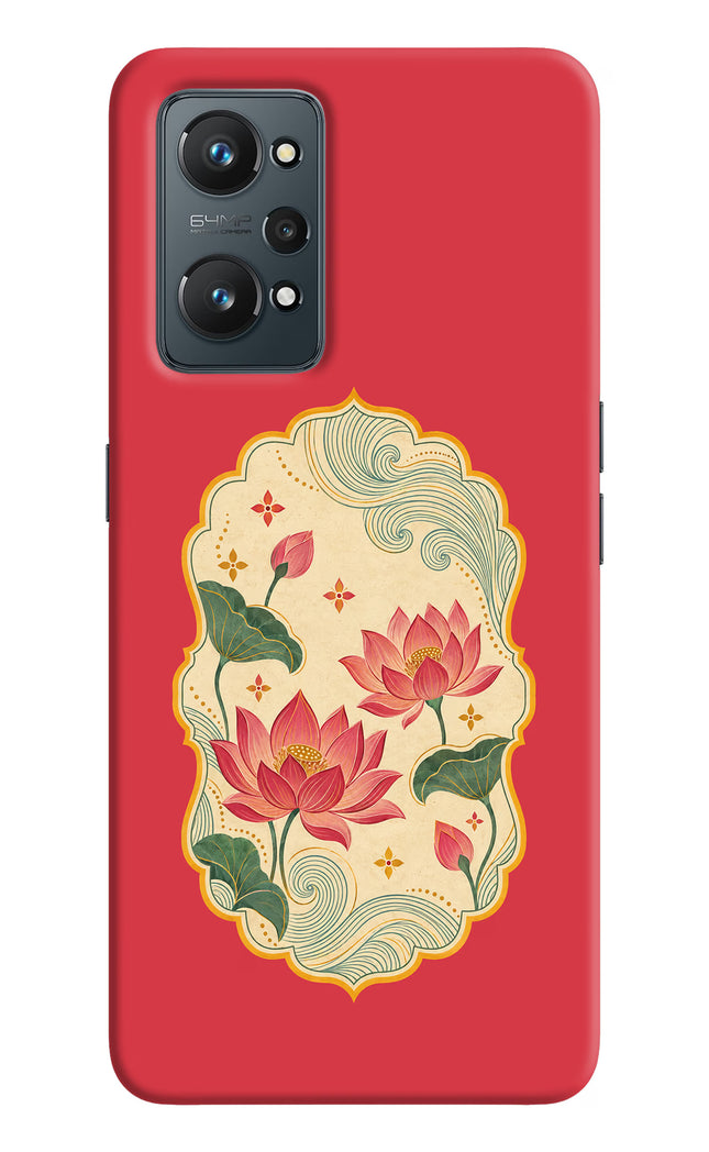 Pink Lotus Realme GT 2 5G Hard Case Back Cover by Casekaro