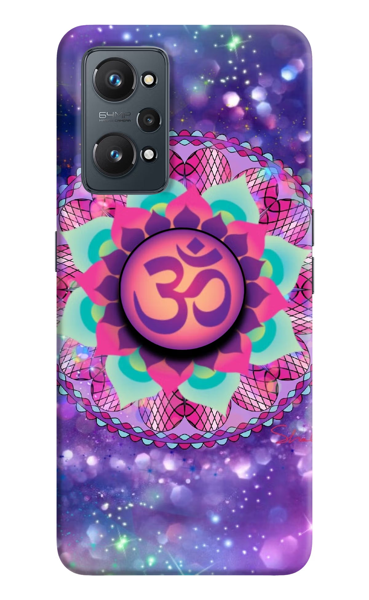 Om Purple Realme GT 2 5G Pop Case by Casekaro