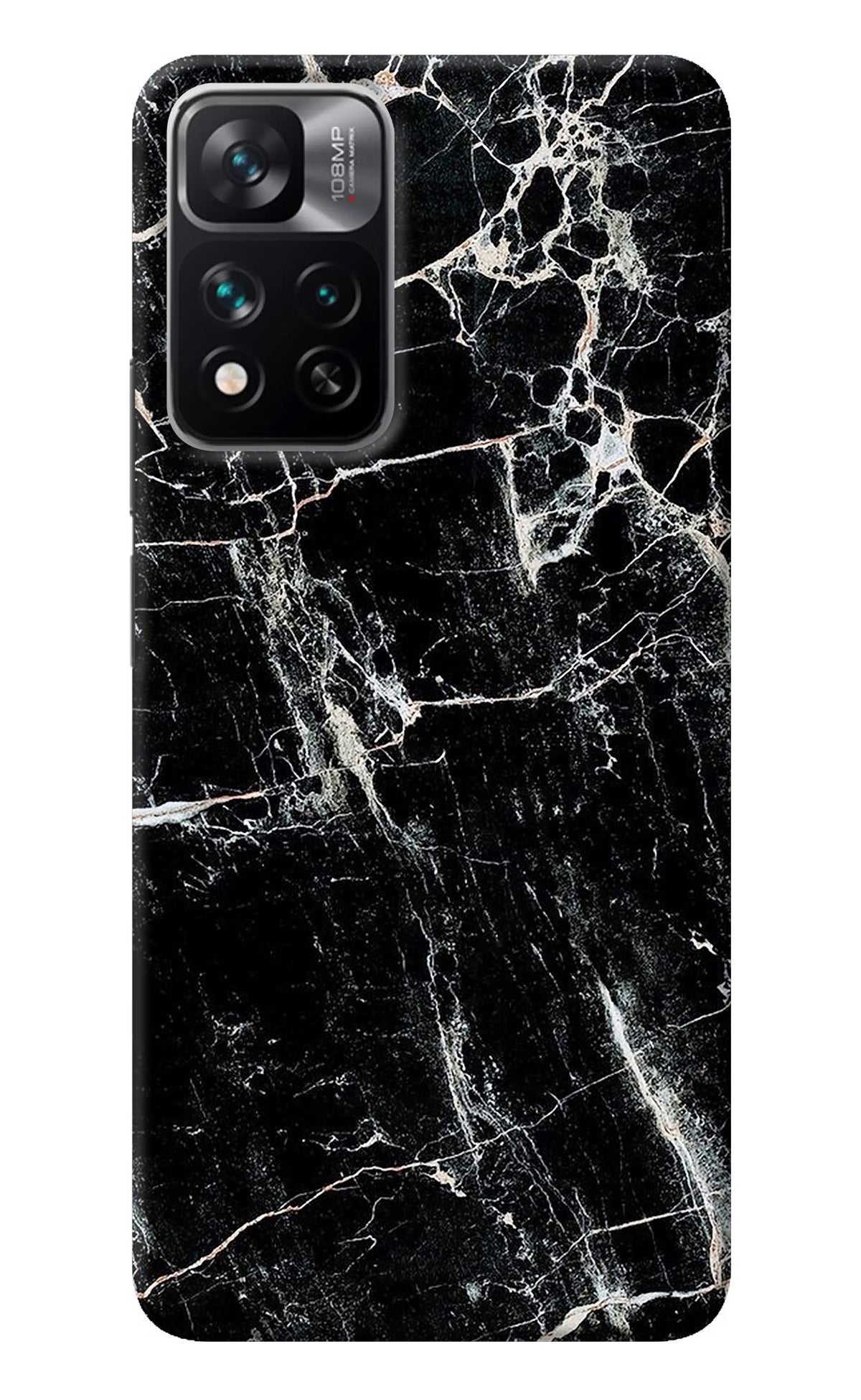 Black Marble Texture Mi 11i 5G/11i 5G Hypercharge Back Cover