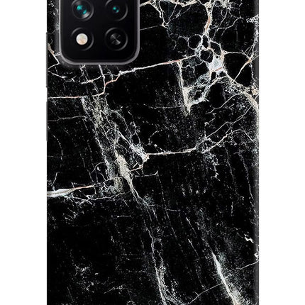 Black Marble Texture Mi 11i 5G/11i 5G Hypercharge Hard Case Back Cover by Casekaro