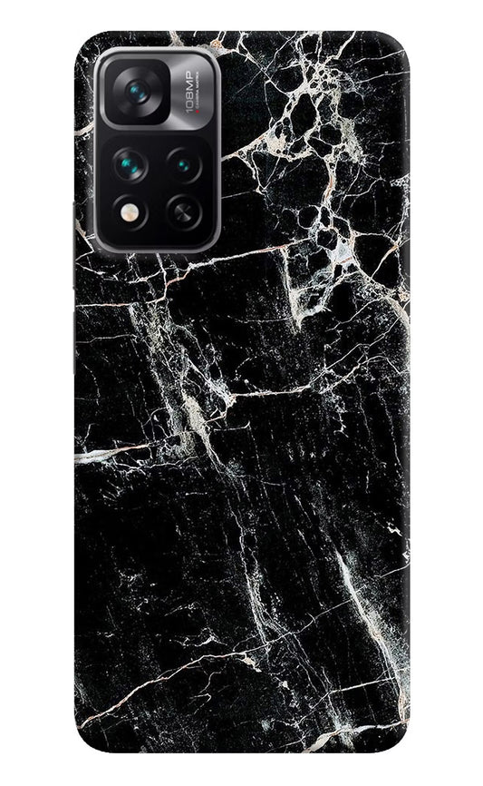 Black Marble Texture Mi 11i 5G/11i 5G Hypercharge Hard Case Back Cover by Casekaro