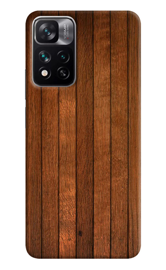 Wooden Artwork Bands Mi 11i 5G/11i 5G Hypercharge Hard Case Back Cover by Casekaro