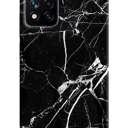 Black Marble Pattern Mi 11i 5G/11i 5G Hypercharge Hard Case Back Cover by Casekaro