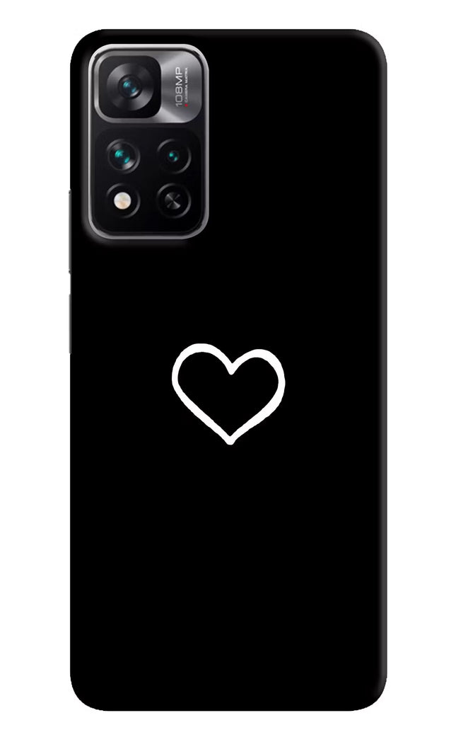 Heart Mi 11i 5G/11i 5G Hypercharge Hard Case Back Cover by Casekaro