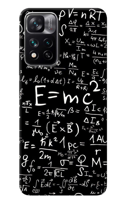 Physics Albert Einstein Formula Mi 11i 5G/11i 5G Hypercharge Back Cover