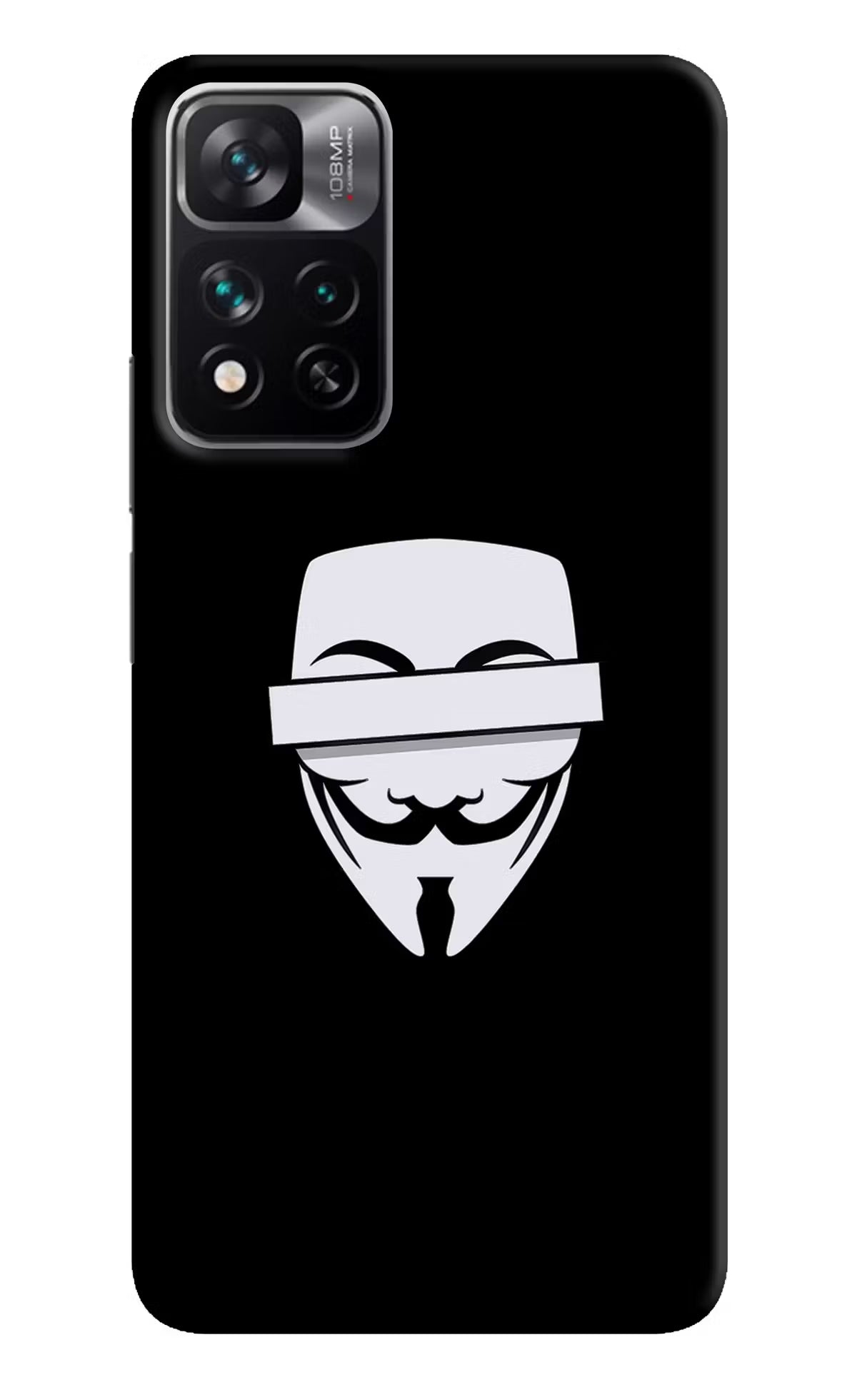 Anonymous Face Mi 11i 5G/11i 5G Hypercharge Hard Case Back Cover by Casekaro