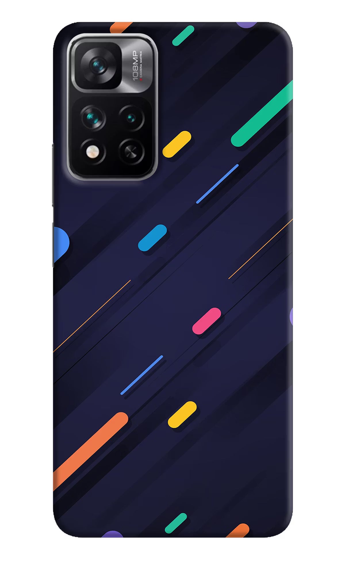 Abstract Design Mi 11i 5G/11i 5G Hypercharge Hard Case Back Cover by Casekaro