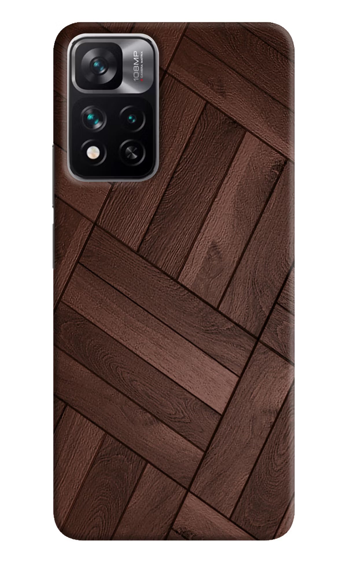 Wooden Texture Design Mi 11i 5G/11i 5G Hypercharge Hard Case Back Cover by Casekaro