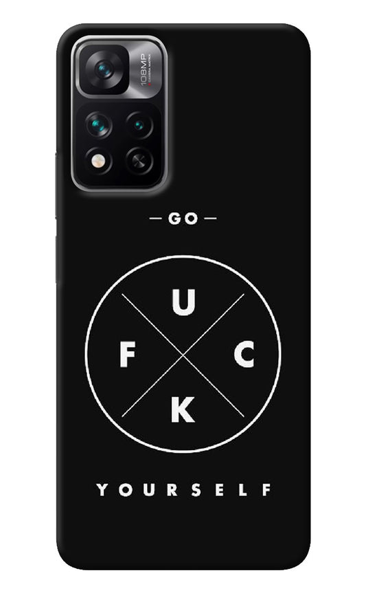 Go Fuck Yourself Mi 11i 5G/11i 5G Hypercharge Back Cover