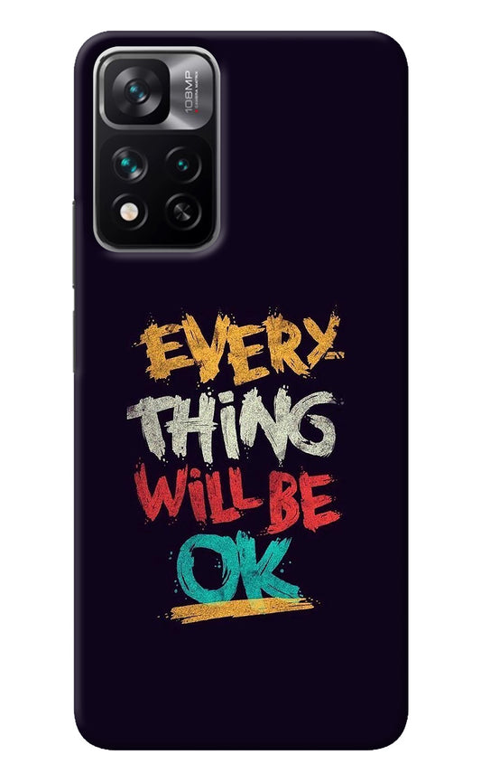 Everything Will Be Ok Mi 11i 5G/11i 5G Hypercharge Back Cover
