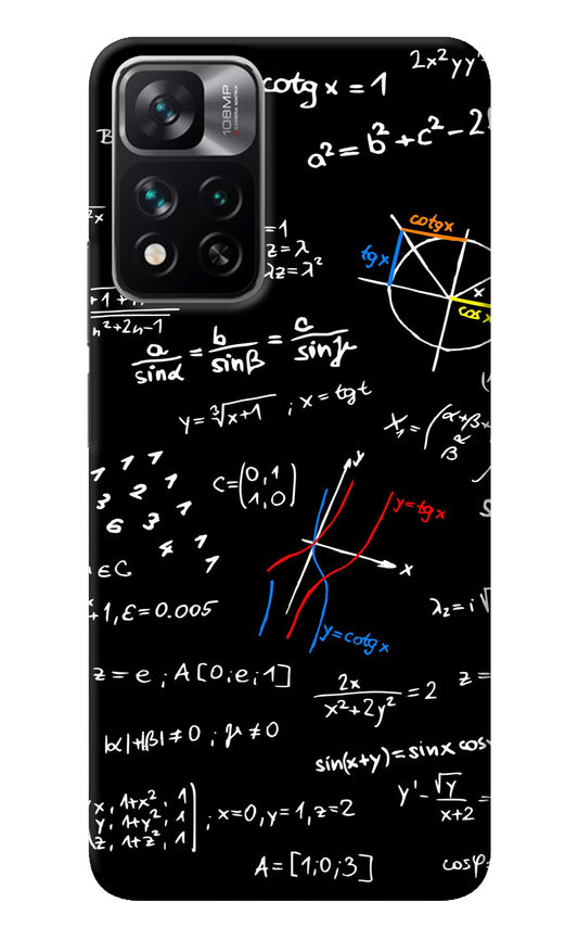 Mathematics Formula Mi 11i 5G/11i 5G Hypercharge Back Cover