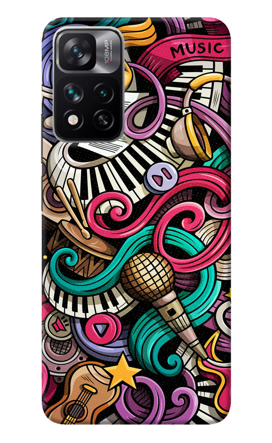 Music Abstract Mi 11i 5G/11i 5G Hypercharge Back Cover