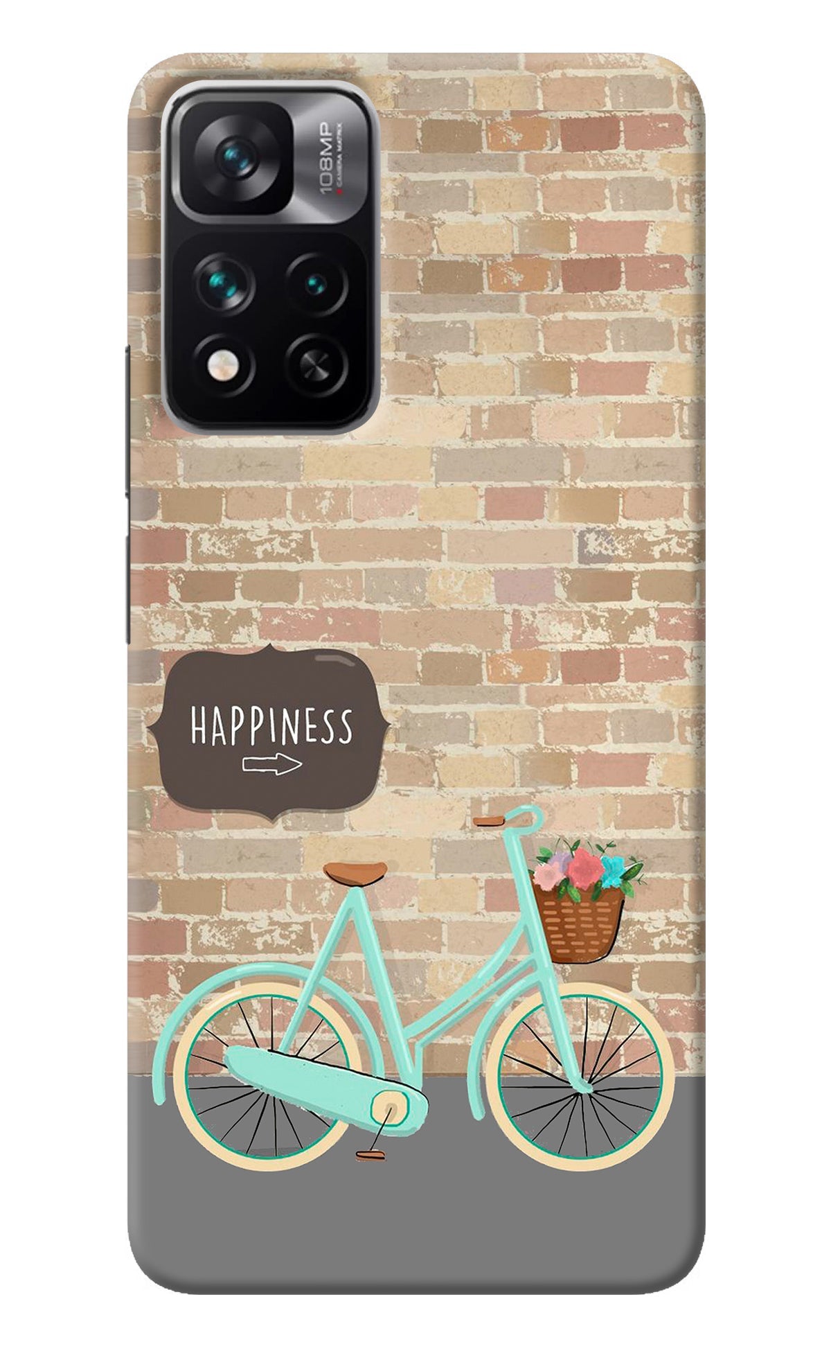 Happiness Artwork Mi 11i 5G/11i 5G Hypercharge Back Cover