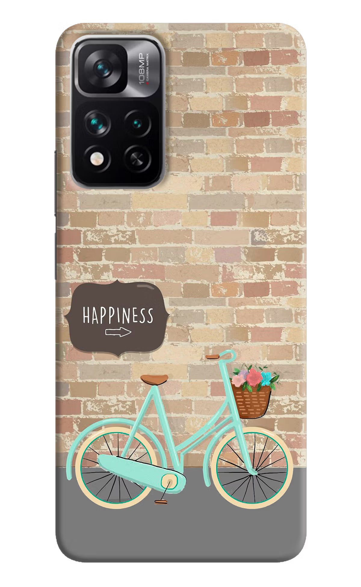Happiness Artwork Mi 11i 5G/11i 5G Hypercharge Hard Case Back Cover by Casekaro