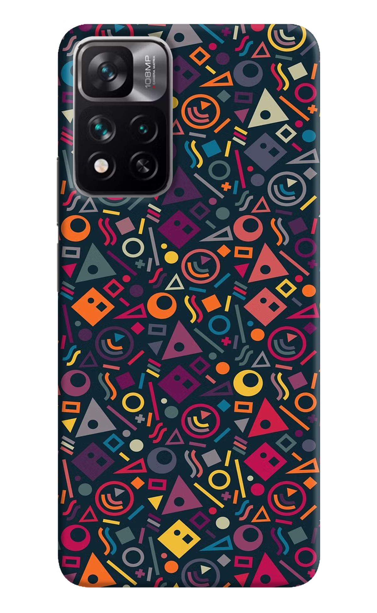 Geometric Abstract Mi 11i 5G/11i 5G Hypercharge Hard Case Back Cover by Casekaro