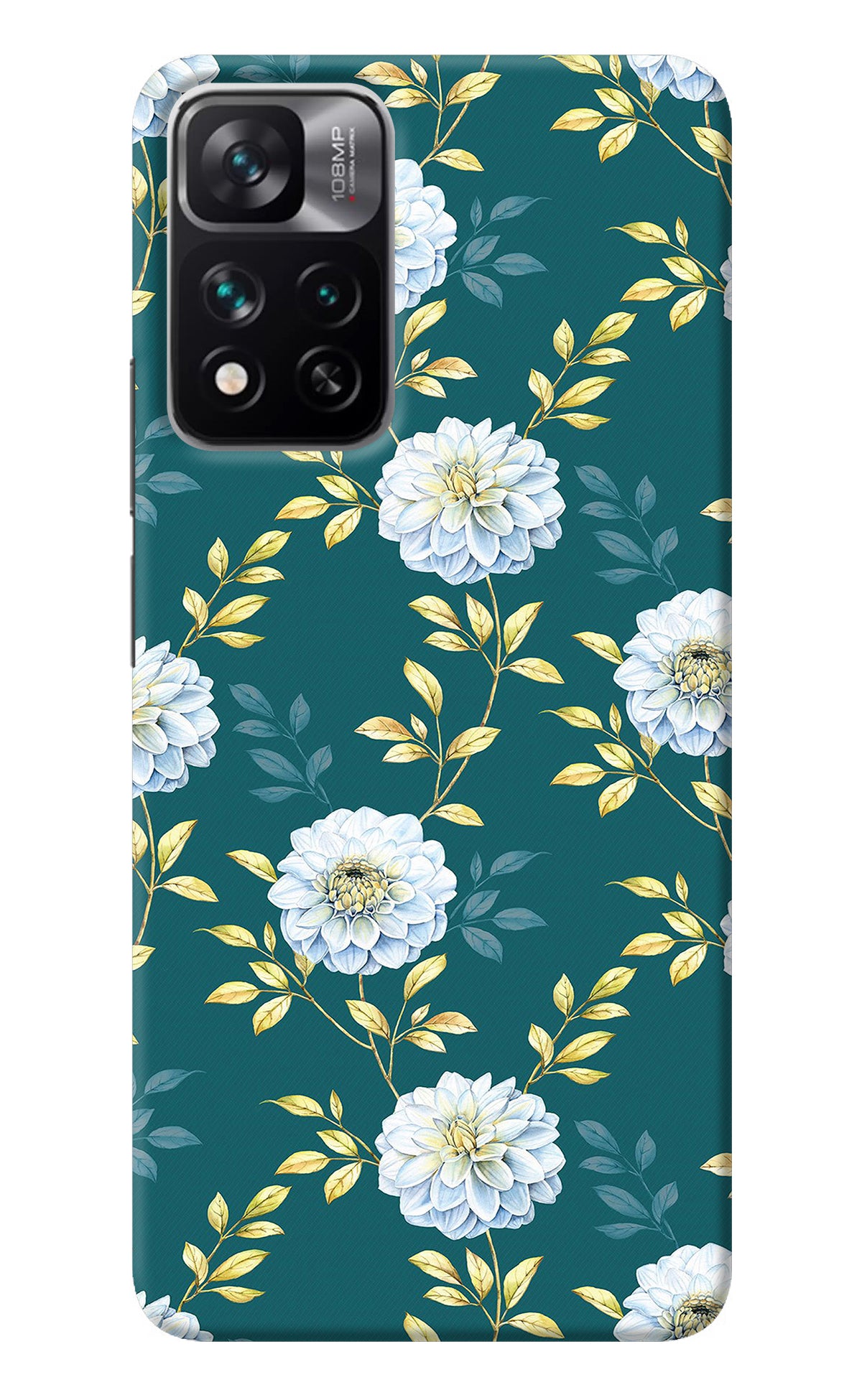 Flowers Mi 11i 5G/11i 5G Hypercharge Back Cover