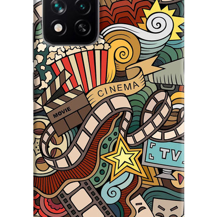 Cinema Abstract Mi 11i 5G/11i 5G Hypercharge Hard Case Back Cover by Casekaro