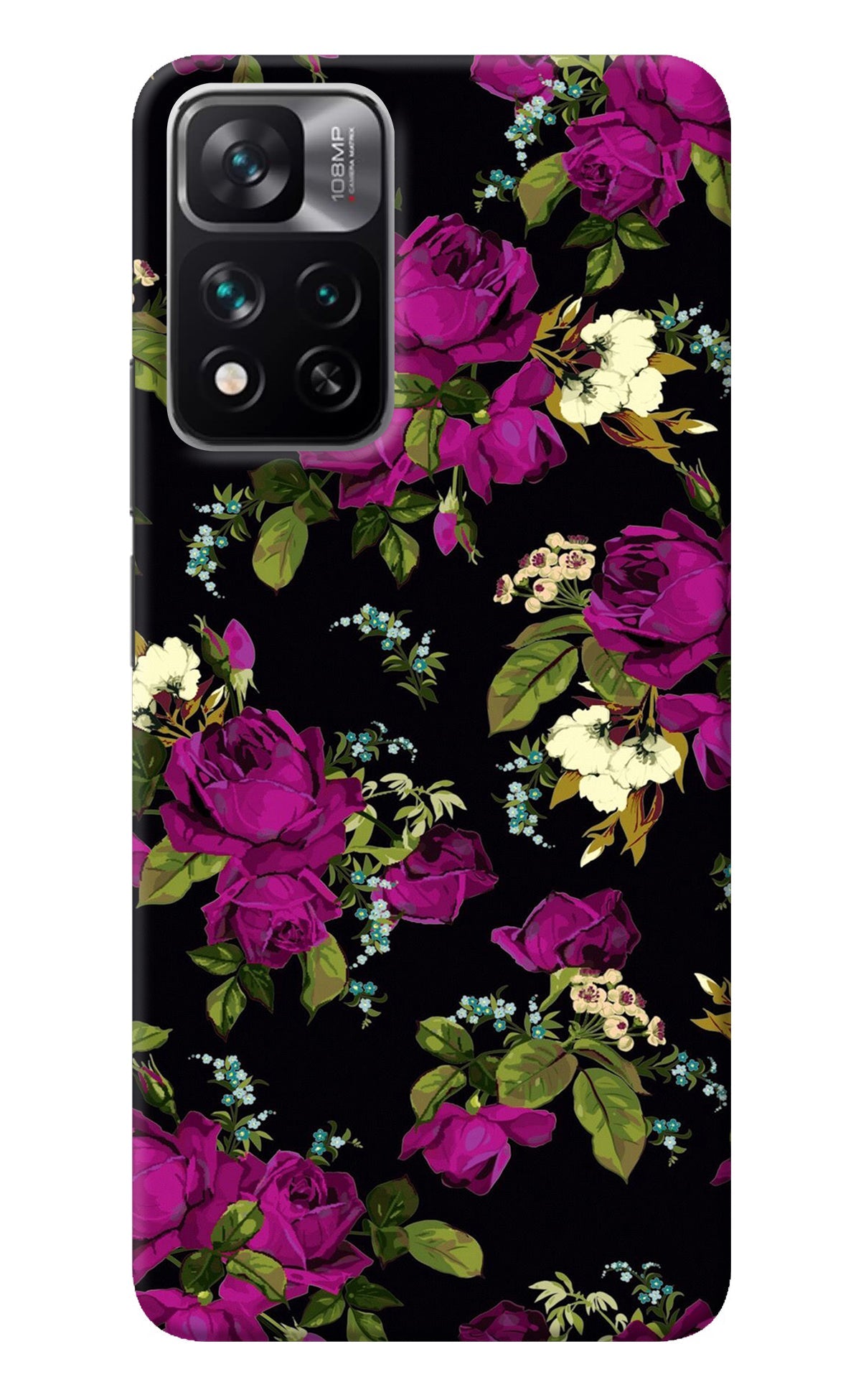 Flowers Mi 11i 5G/11i 5G Hypercharge Back Cover