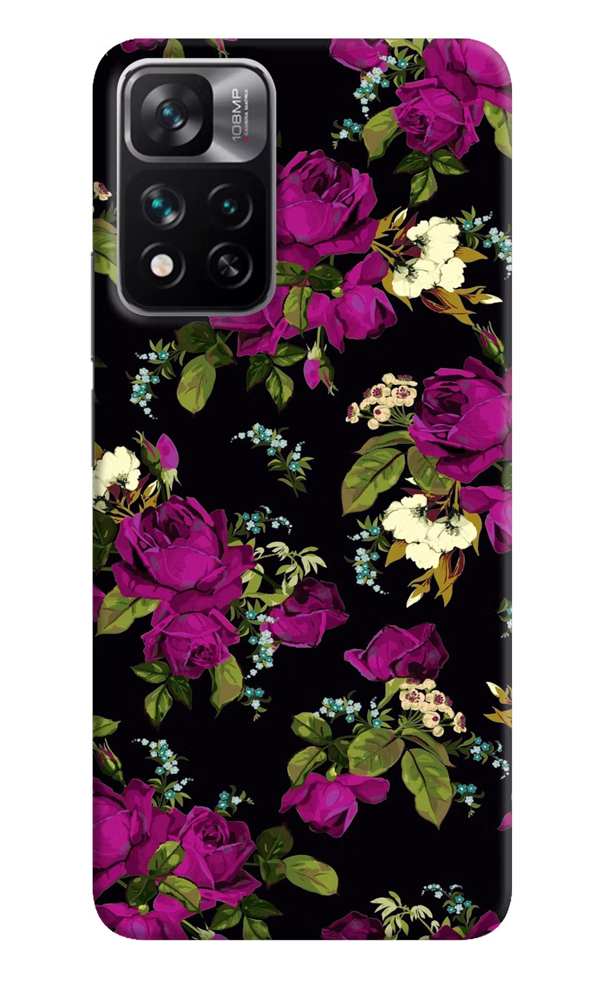 Flowers Mi 11i 5G/11i 5G Hypercharge Hard Case Back Cover by Casekaro
